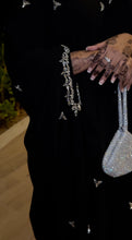 Load image into Gallery viewer, Black Crystal Stone Abaya