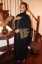 Load image into Gallery viewer, Gold Jewel Arm Abaya
