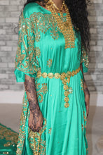 Load image into Gallery viewer, Green Satin Silk - Fay Collection