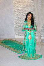 Load image into Gallery viewer, Green Satin Silk - Fay Collection