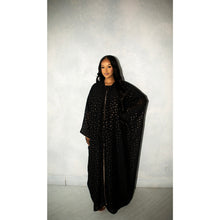 Load image into Gallery viewer, Black Kimono Style Abaya
