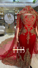 Load image into Gallery viewer, Naima Collection - Red Lace
