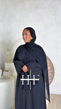Load image into Gallery viewer, Black on Black Imperial Ivy Abaya
