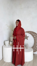 Load image into Gallery viewer, Ruby Lace Abaya
