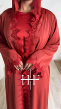 Load image into Gallery viewer, Ruby Lace Abaya
