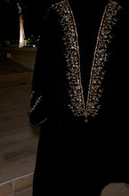 Load image into Gallery viewer, Gold Waterfall Abaya
