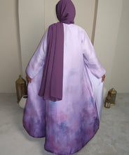 Load image into Gallery viewer, Purple Water Color Abaya
