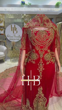 Load and play video in Gallery viewer, Naima Collection - Red Lace
