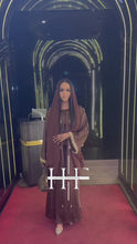 Load and play video in Gallery viewer, Mocha Brown Stone Lumina Abaya
