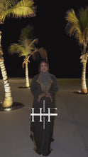 Load and play video in Gallery viewer, Olive Green Cascade Abaya
