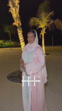 Load and play video in Gallery viewer, Baby Pink Stone Lumina Abaya
