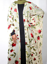 Load image into Gallery viewer, Multi Color Open Flower Abaya
