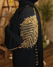 Load image into Gallery viewer, Gold Crystal Abaya
