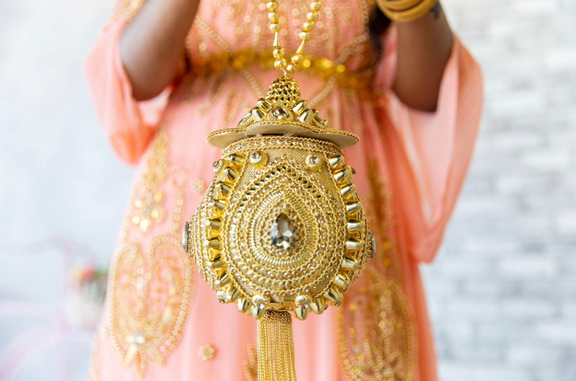 Gold Bridal Bag
